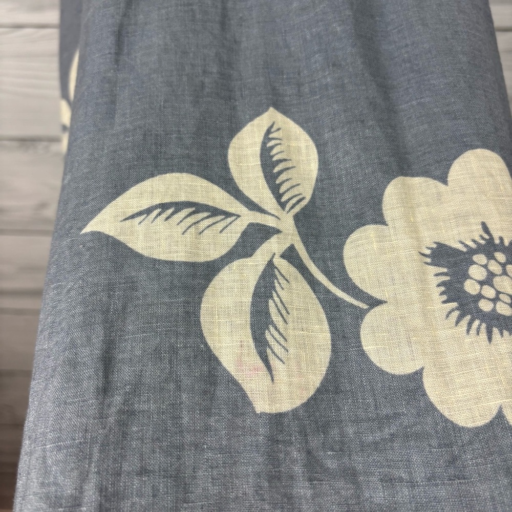 Mouliette Soeurs Anthropologie Floral Linen Maxi Dress Size 6 - Picture 7 of 10